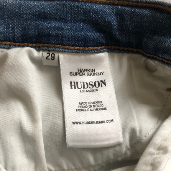 Hudson Harkin Super Skinny Distressed TAILORED - Picture 5 of 7